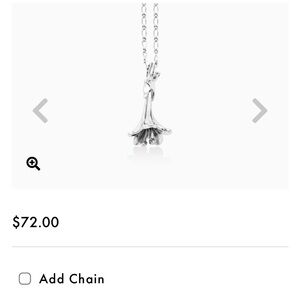 Mignon Faget Lily flower Pendant